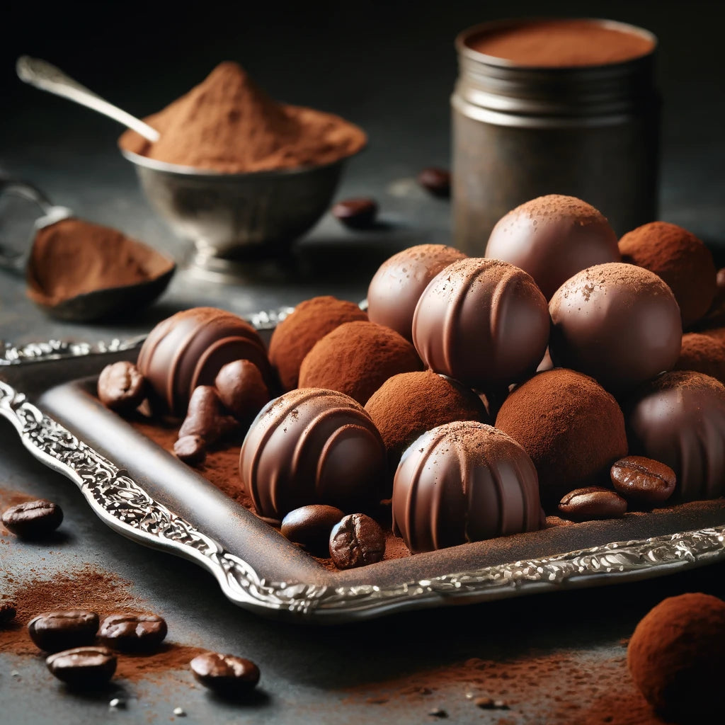 Protein Coffee Chocolate Truffles