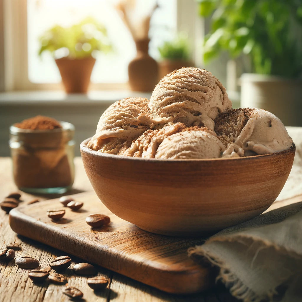Homemade Healthy Coffee Ice Cream