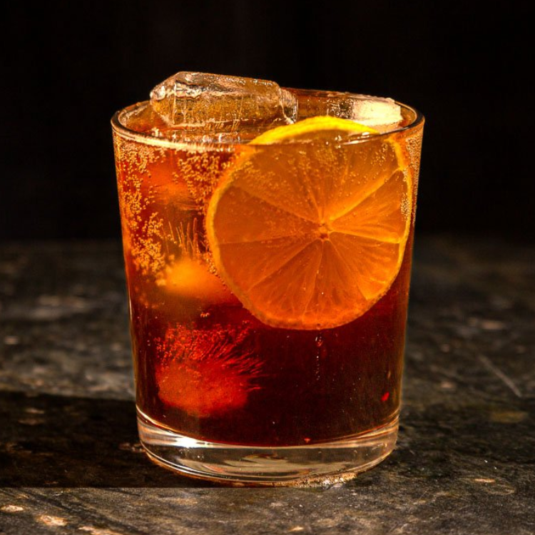 Citrus Cardamom Coffee Spritzer