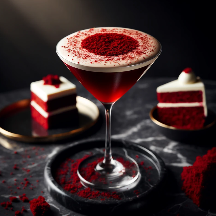 Red Velvet Espresso Martini