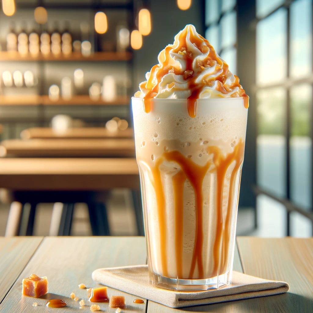 35 calories Caramel Frappuccino